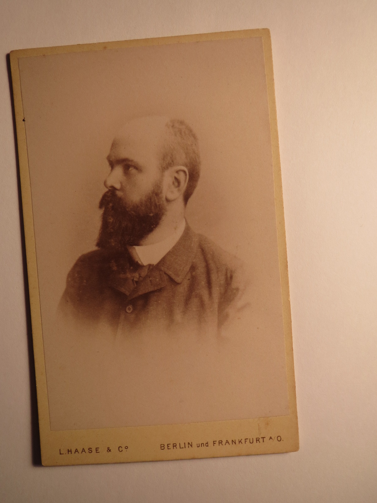 Berlin Frankfurt Oder Professor Dr. Reinhard Froehner WS 1892/93 Veterinarian CDV