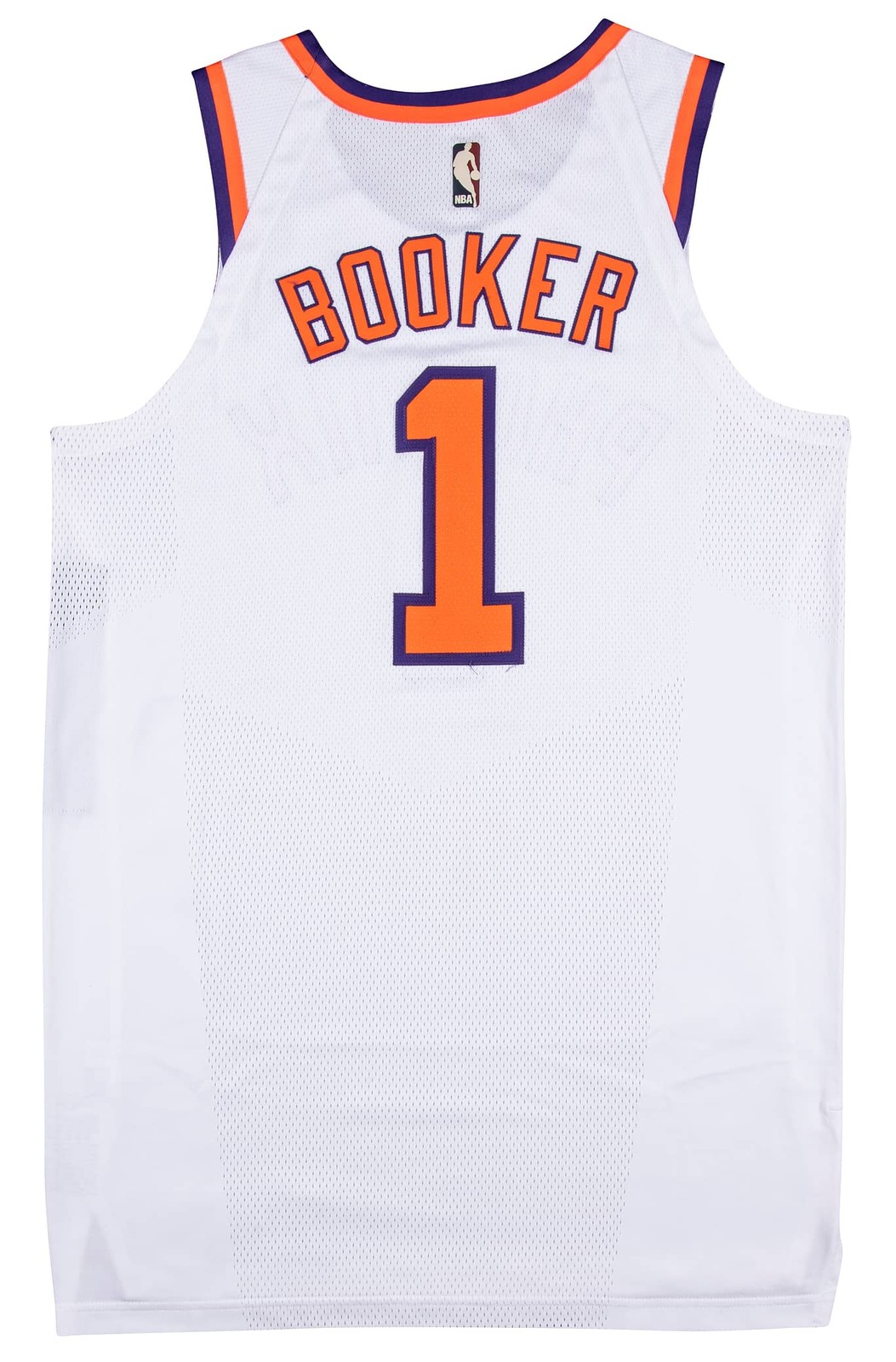 2017 – Devin Booker Opening Night Game-Used Phoenix Suns Home Jersey