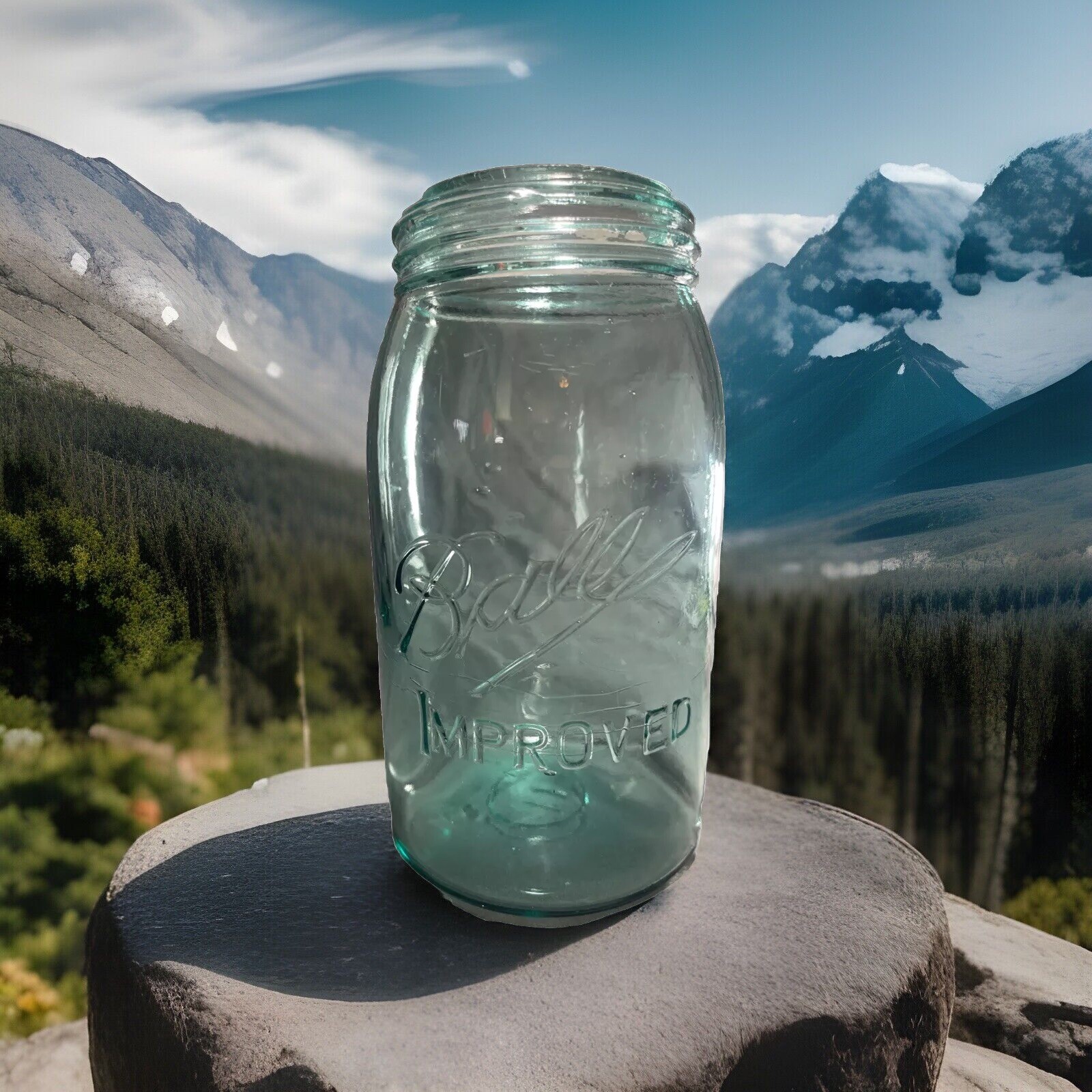🫙 The Legendary “Lucky” Ball Jar — Triple L Aqua Glass, c. 1900–1910 ✨ 🫙 The Legendary “Lucky” Ball Jar — Triple L Aqua Glass, c. 1900–1910 ✨