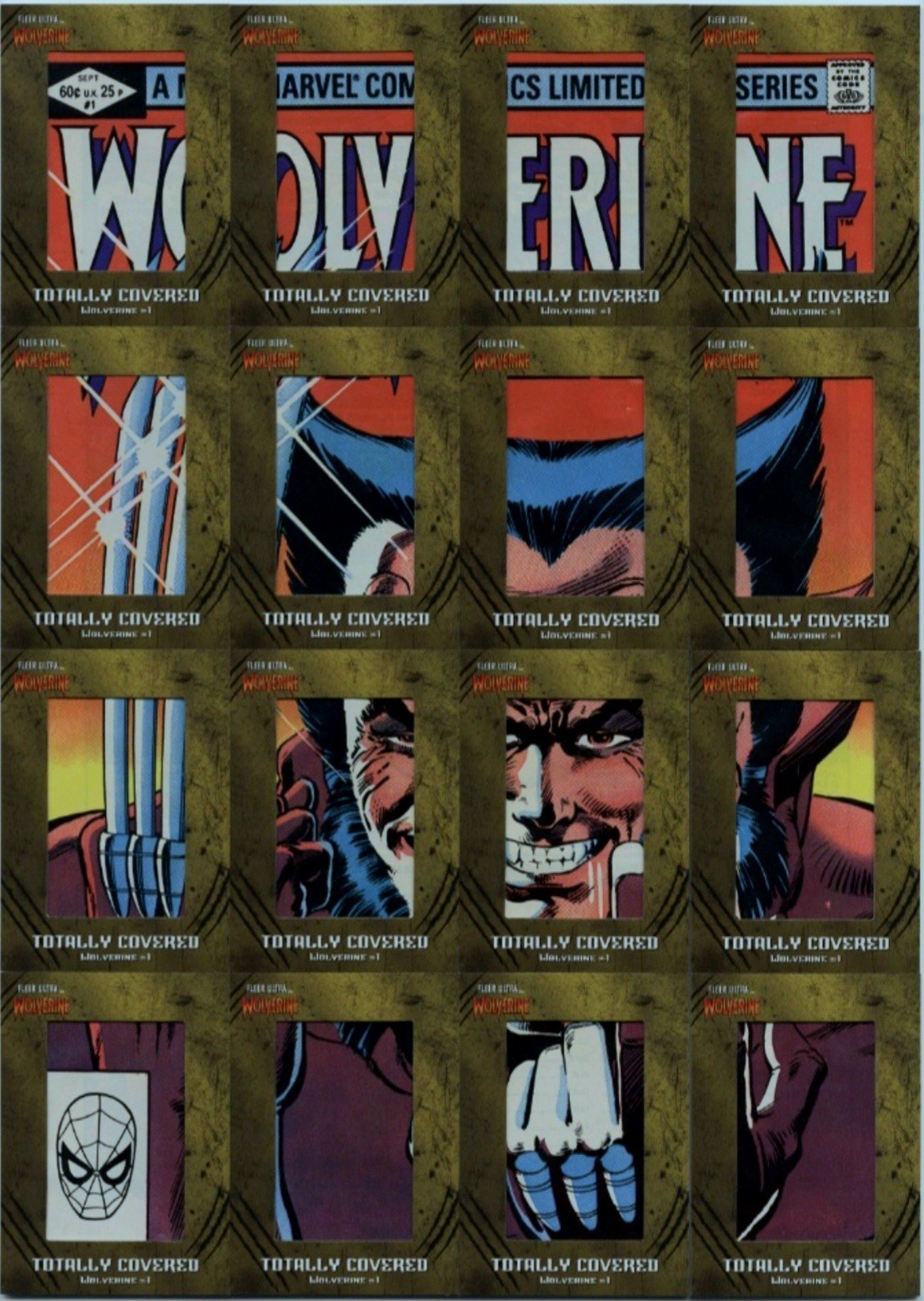 2023 Fleer Ultra Comic Cuts 16 CARD ACHIEVEMENT 1/1 WOLVERINE #1 FRANK MILLER