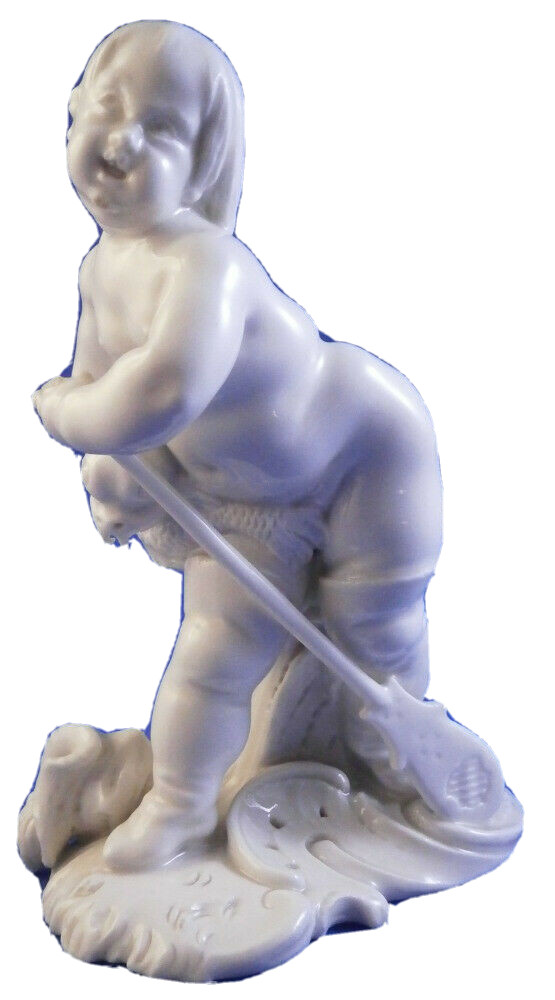 Rare Antique 18thC Nymphenburg Porcelain Neptune Figure Figurine Porzellan Figur Rare Antique 18thC Nymphenburg Porcelain Neptune Figure Figurine Porzellan Figur