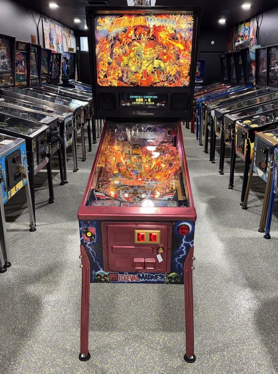 Medieval Madness Pinball Machine Williams 1997 Orange County Pinballs Medieval Madness Pinball Machine Williams 1997 Orange County Pinballs