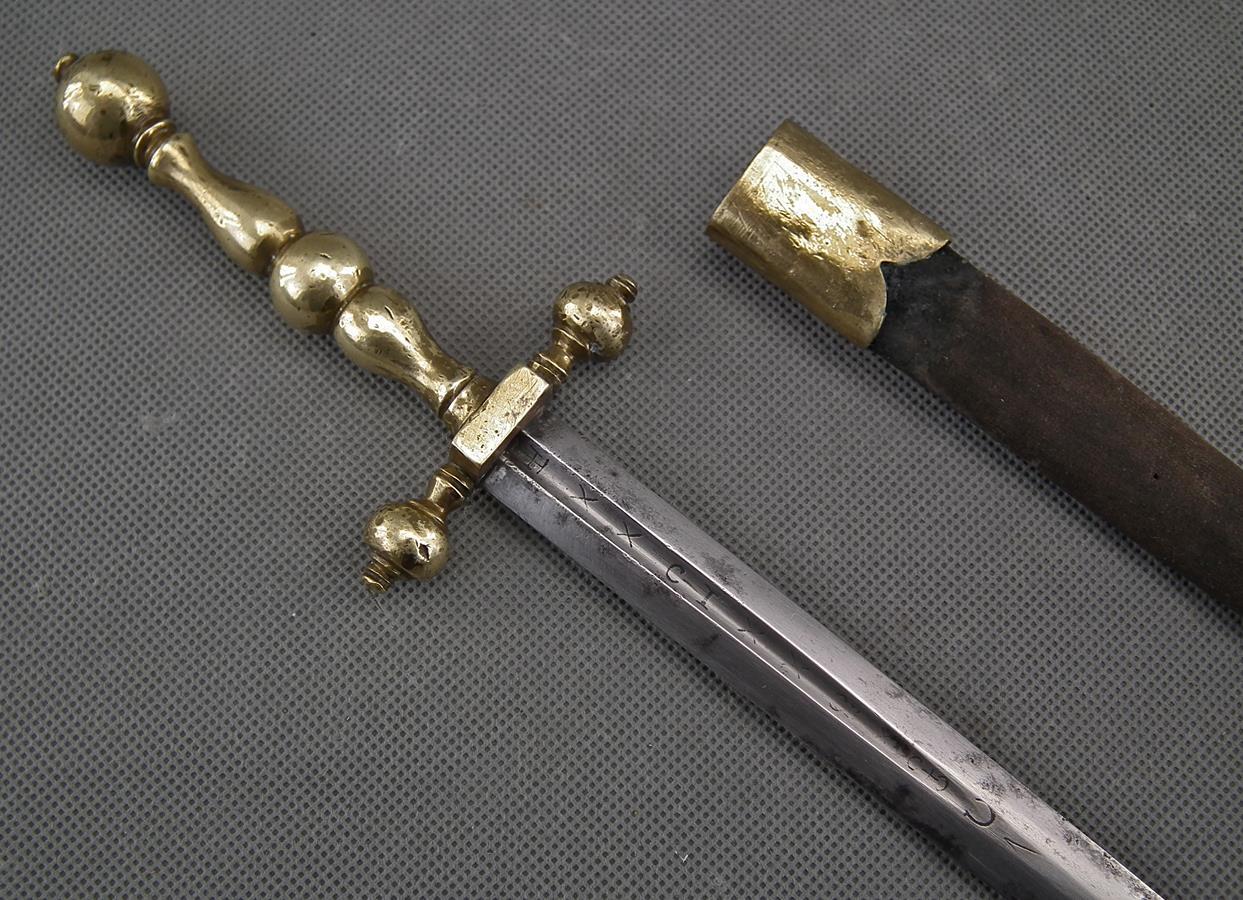 Superb Antique Spanish Toledo Dagger Stiletto 17th Century to sword rapier Superb Antique Spanish Toledo Dagger Stiletto 17th Century to sword rapier
