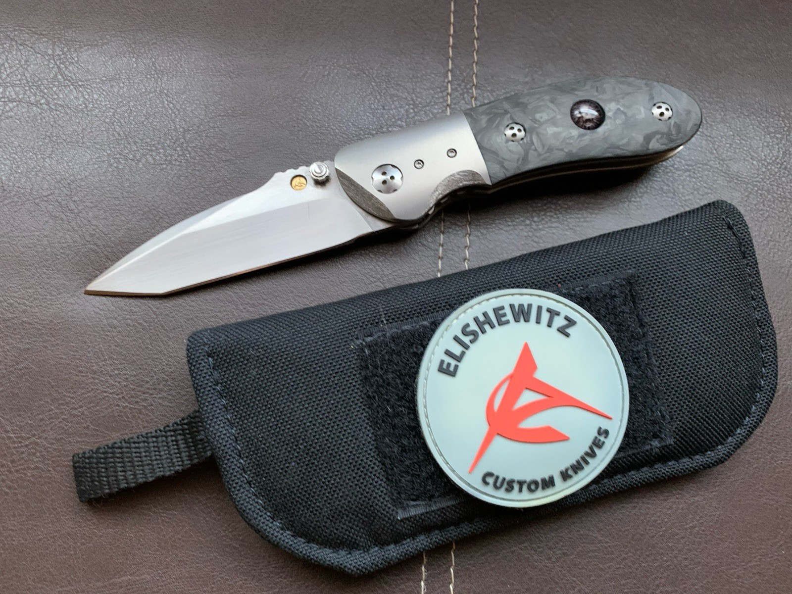 Allen Elishewitz Custom Knife - Mini Stryker No. 1 - CTS-XHP Blade Allen Elishewitz Custom Knife - Mini Stryker No. 1 - CTS-XHP Blade