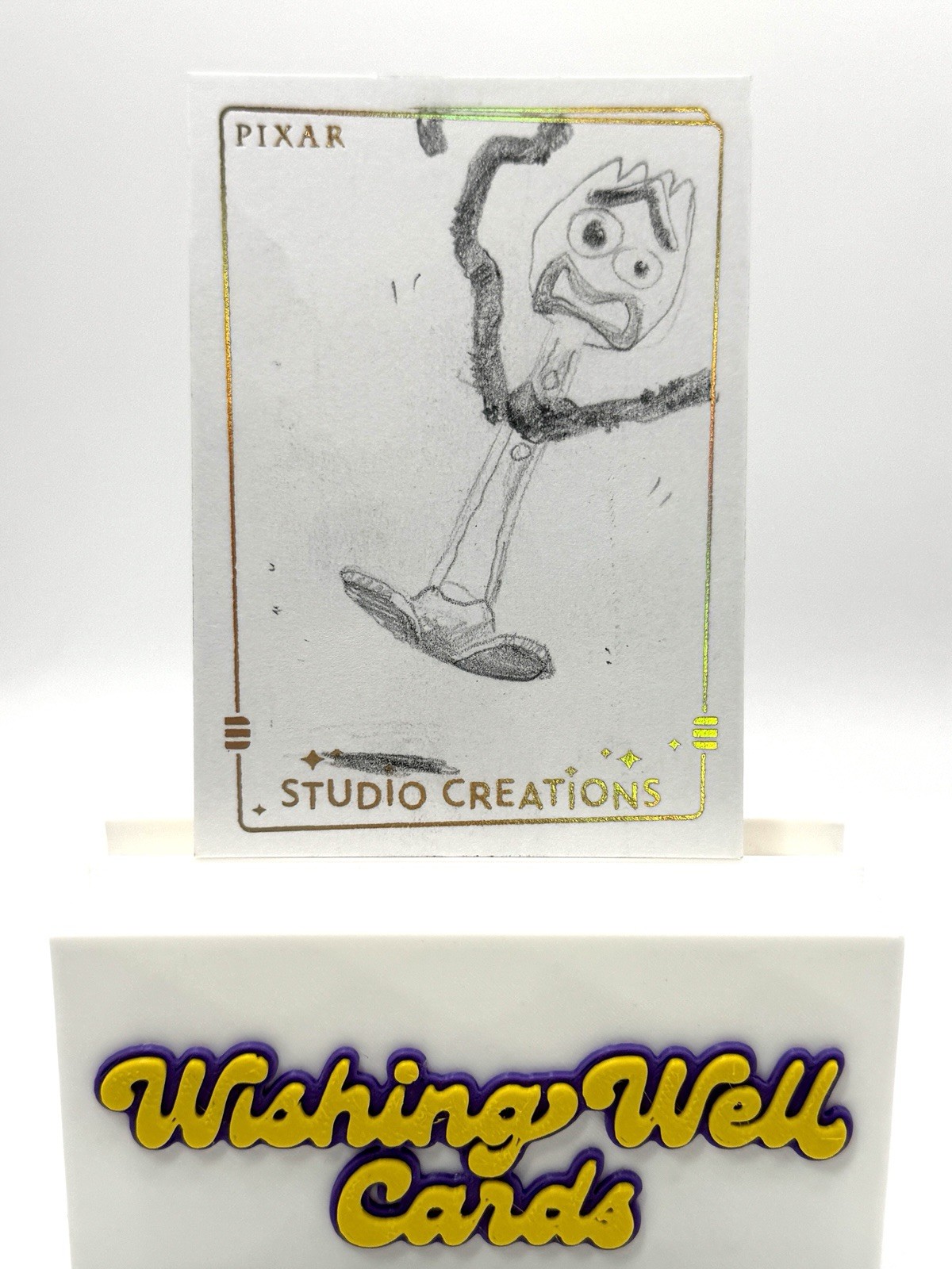 2025 Topps Toy Story Forky Studio Creations 1/1 Sketch Yung-Han Chang Auto