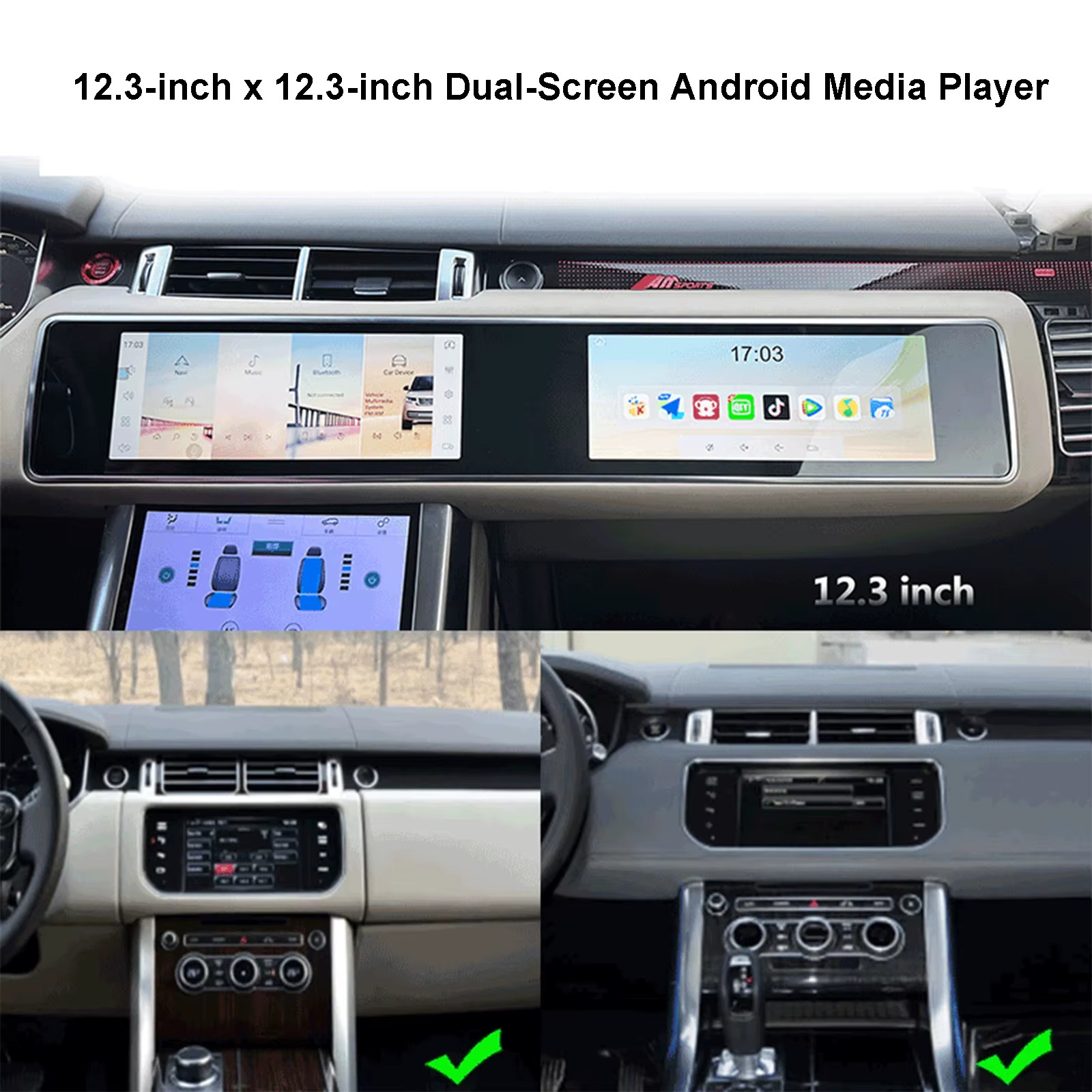 Carplay Android Radio For Land Rover Range Rover Sport L494 (2013-2017), wireles Carplay Android Radio For Land Rover Range Rover Sport L494 (2013-2017), wireles
