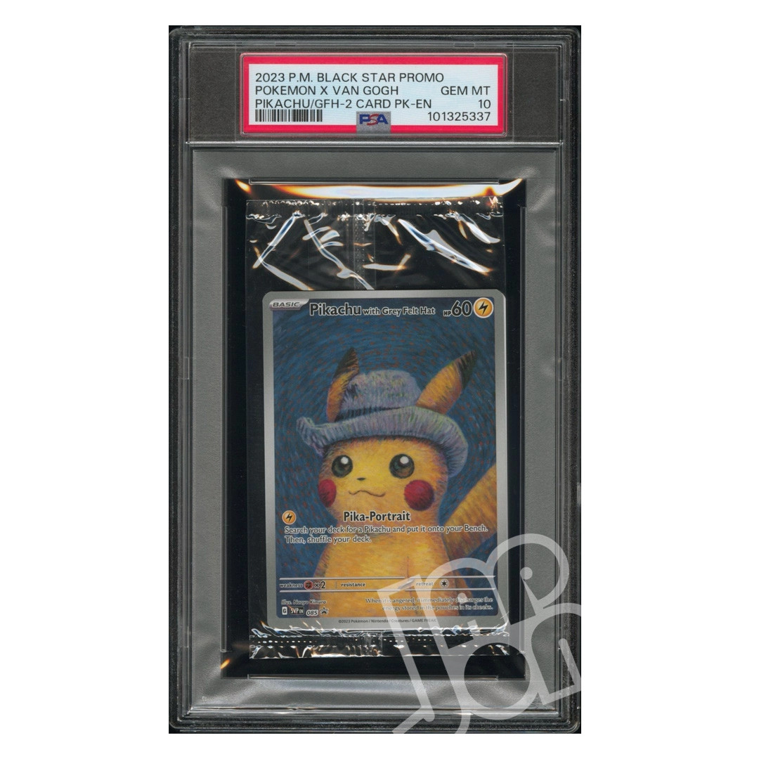 Pokémon Card Pikachu x Van Gogh Promo Pack 085 English - PSA 10 GEM MT Pokémon Card Pikachu x Van Gogh Promo Pack 085 English - PSA 10 GEM MT
