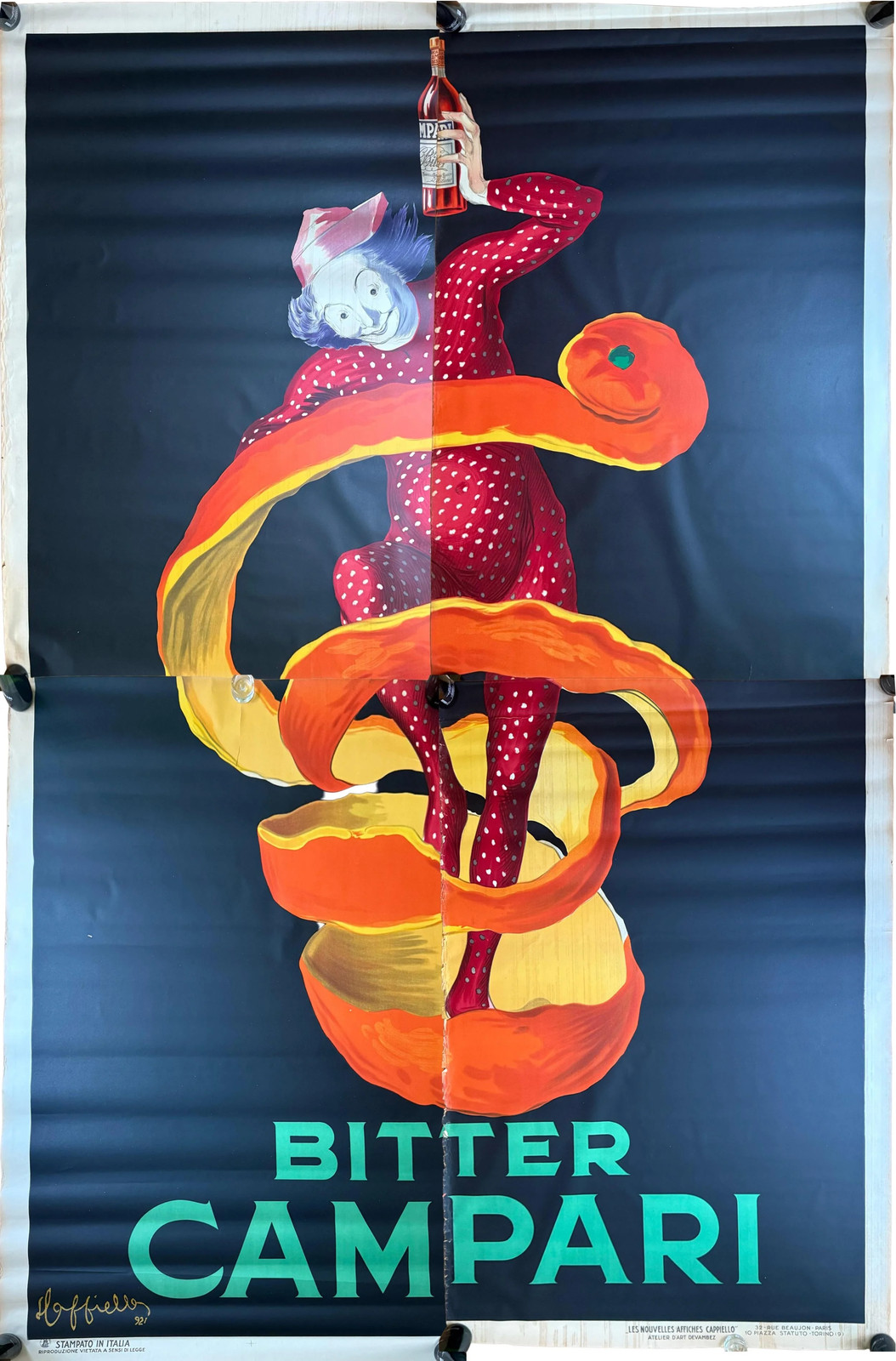 LIONETTO SPIRITELLO BITTER POSTER HAT VINTAGE 300x400 LIONETTO SPIRITELLO BITTER POSTER HAT VINTAGE 300x400