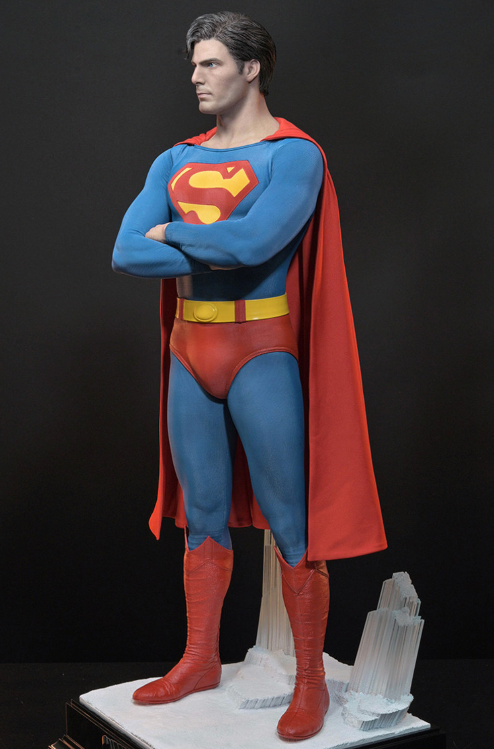 Life Size Christopher Reeve Superman 1/1 Scale Wax Statue DC Comics Prop Display Life Size Christopher Reeve Superman 1/1 Scale Wax Statue DC Comics Prop Display