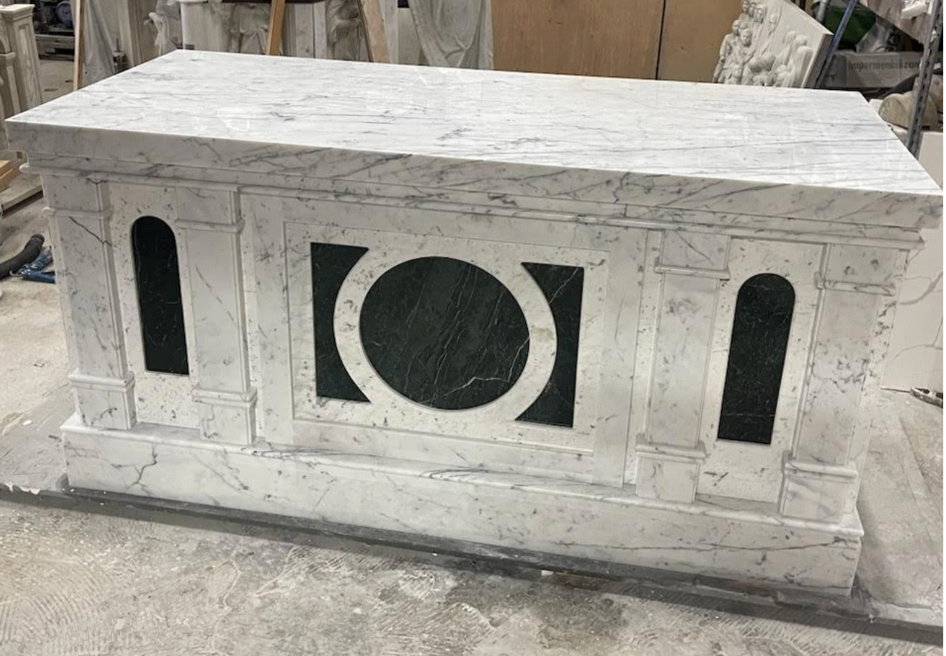 Traditional Carved Marble Church Altar 71 Traditional Carved Marble Church Altar 71