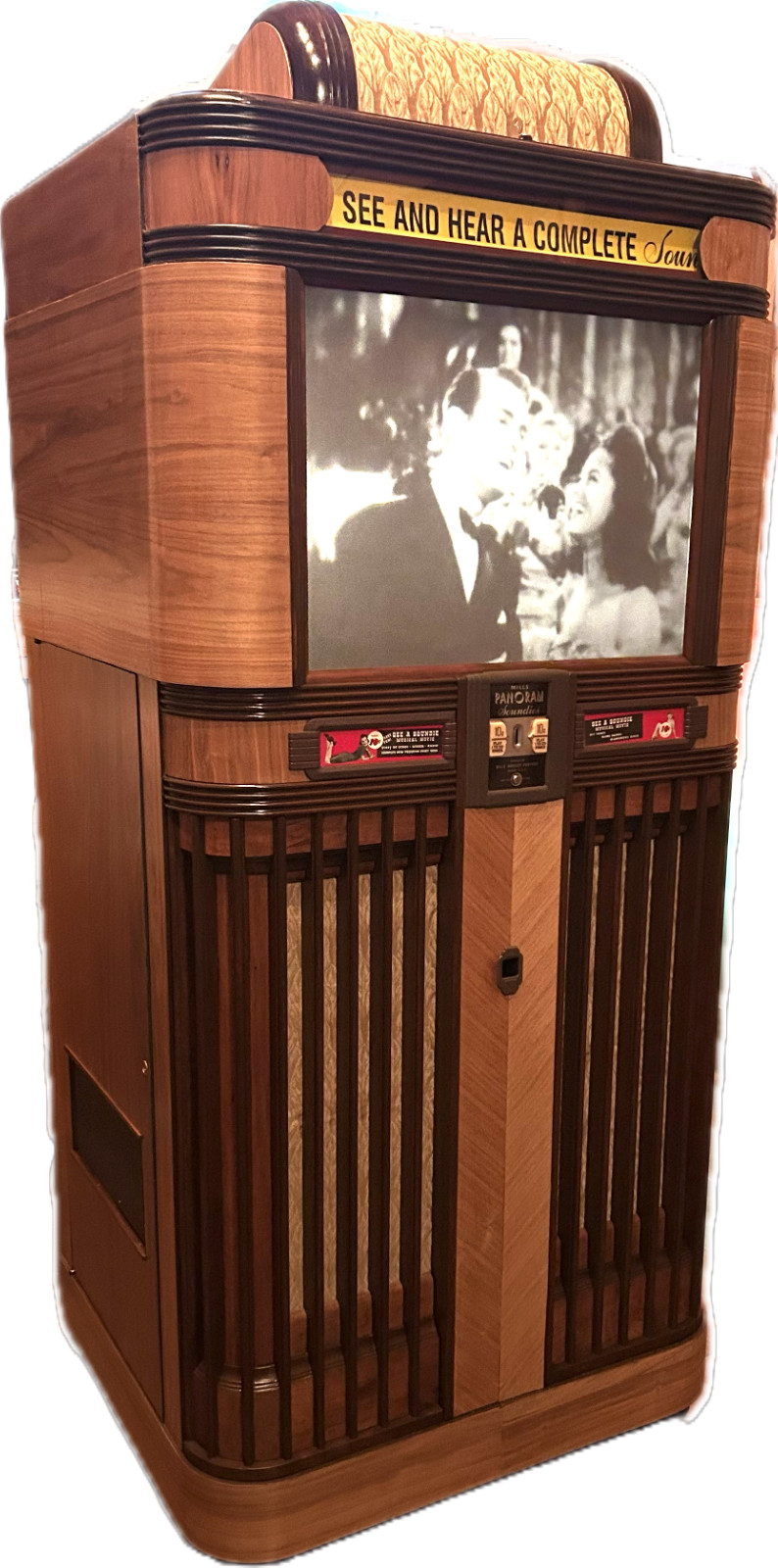 1940 Mills Panoram Visual Jukebox - Early Video Jukebox - Fully Restored 1940 Mills Panoram Visual Jukebox - Early Video Jukebox - Fully Restored