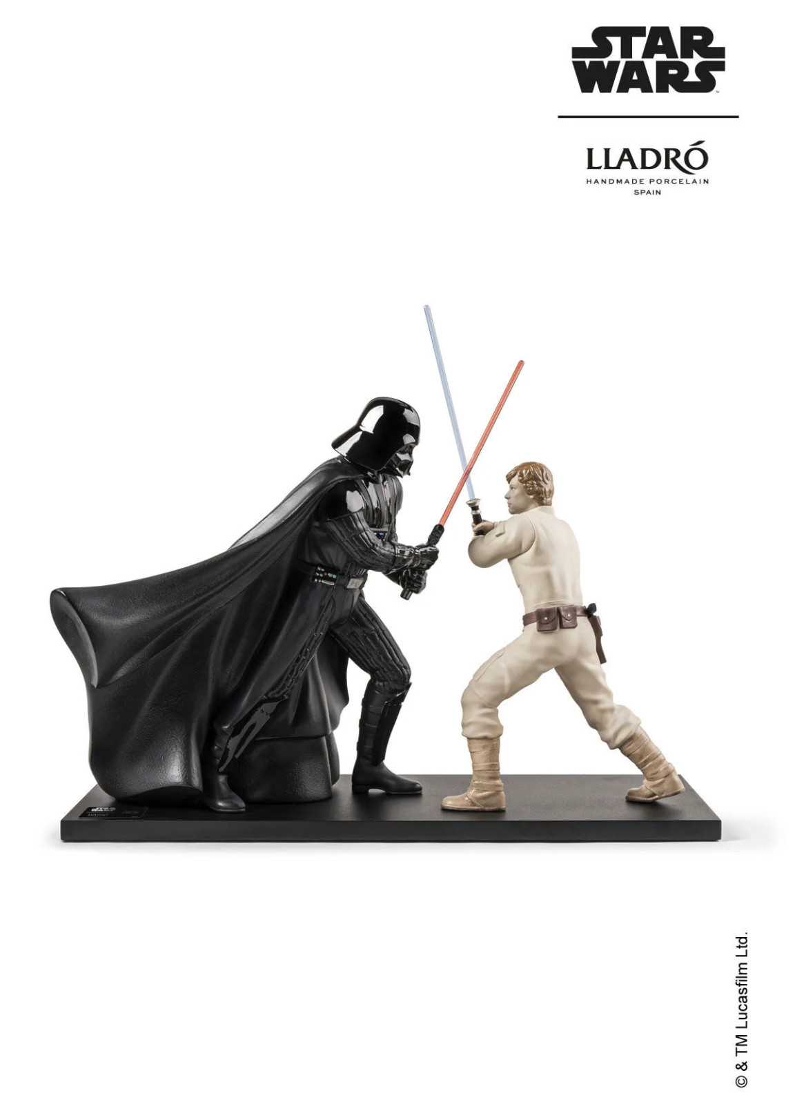 NEW LLADRO LIMITED ED. STAR WARS BESPIN BATTLE SCULPTURE #9763 BRAND NIB RARE FS
