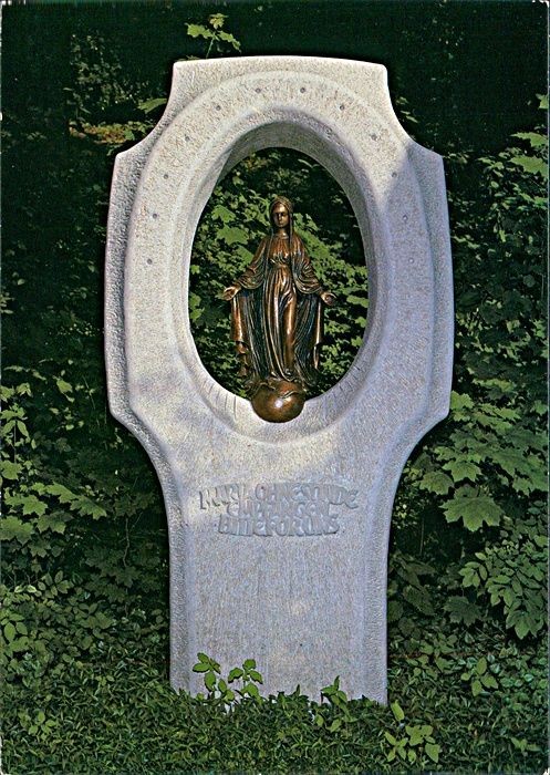 Postcard Baden-Württemberg (a043) statue of Mary Bad Peterstal Black Forest Pa