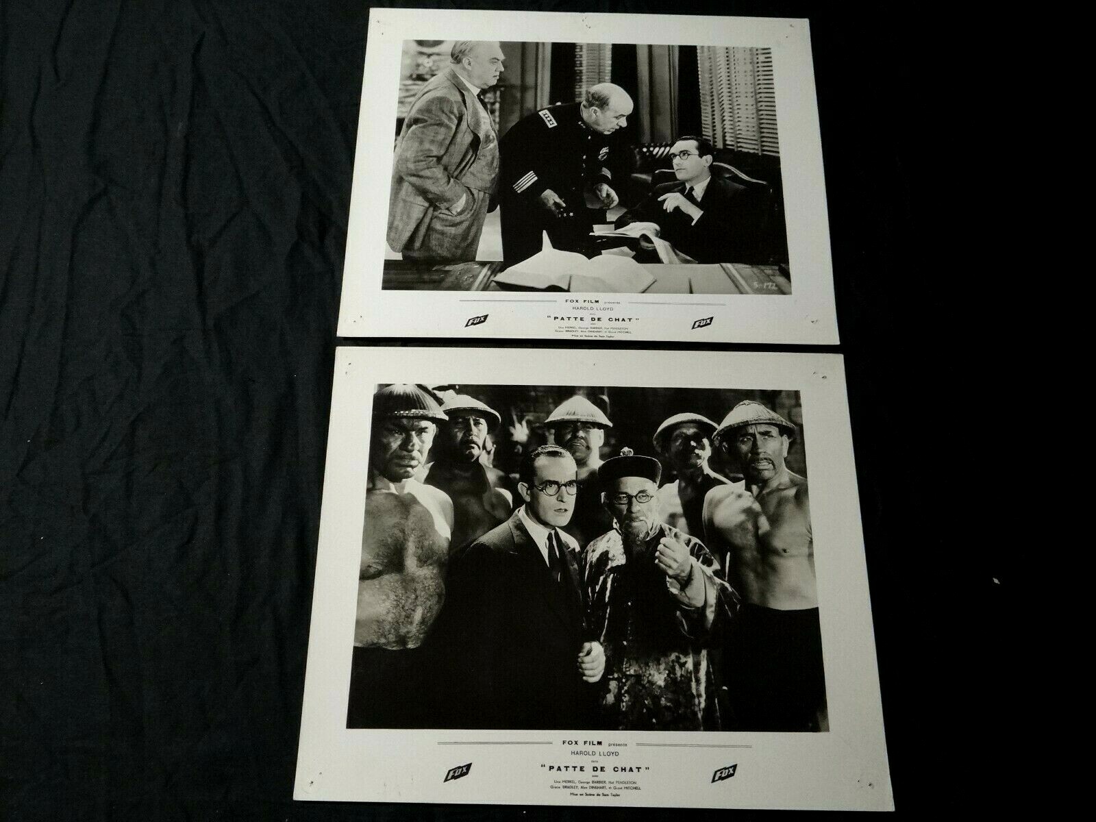 CAT PAW The Cat's Paw Harold Lloyd Rare Photos Cinema Lobby Cards 1934 CAT PAW The Cat's Paw Harold Lloyd Rare Photos Cinema Lobby Cards 1934