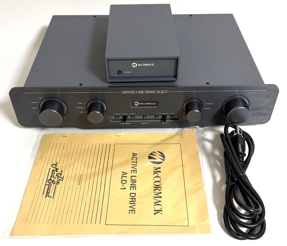 McCormack ALD-1 Active Line Drive Preamplifier w/ External Power Supply 100V