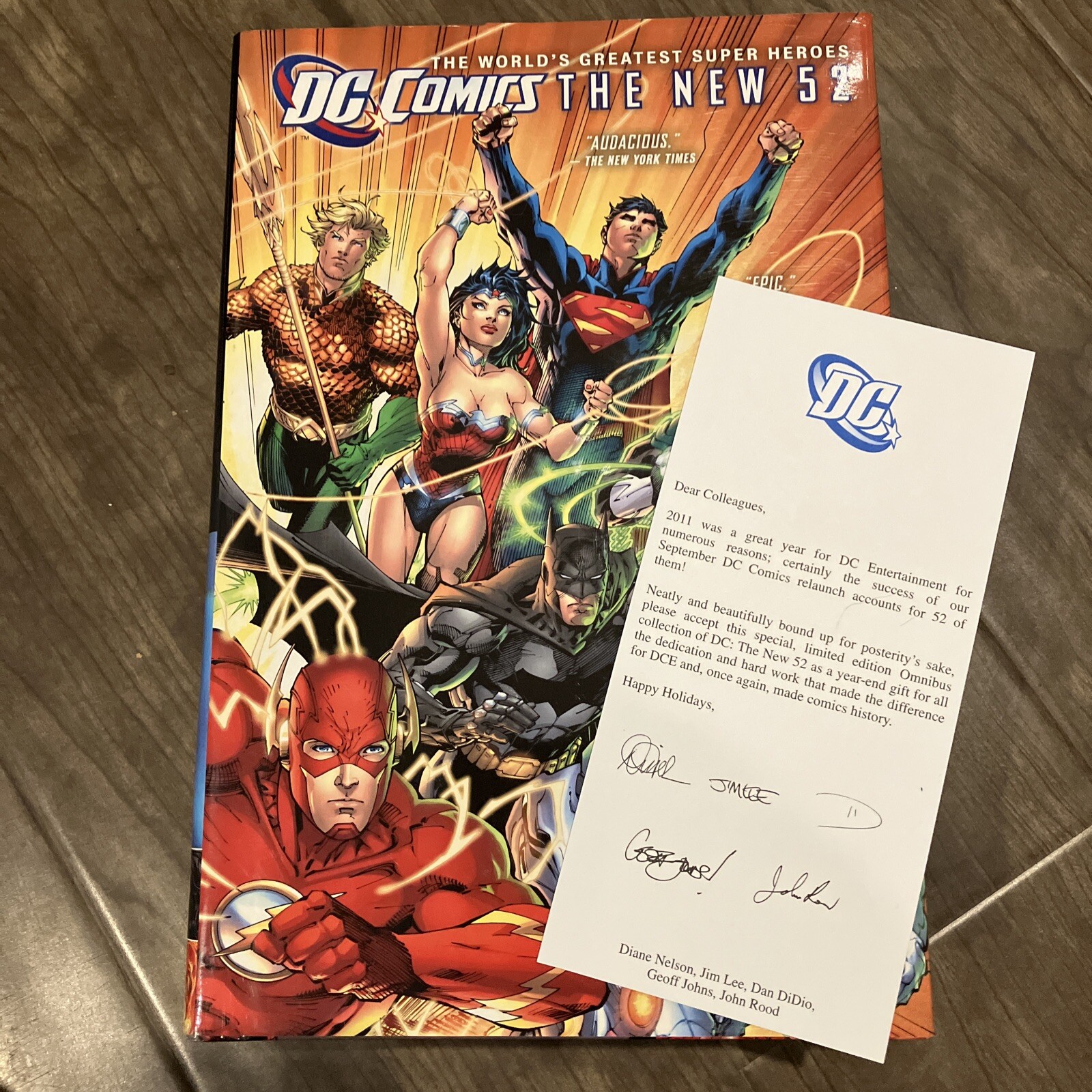 DC Comics: The New 52 Omnibus Exclusive Employee Only Version - Jim Lee Artwork DC Comics: The New 52 Omnibus Exclusive Employee Only Version - Jim Lee Artwork