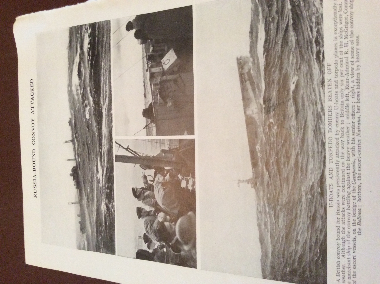 M12d ephemera ww2 1940s picture russian convoy mcgrigor bellona nairana M12d ephemera ww2 1940s picture russian convoy mcgrigor bellona nairana