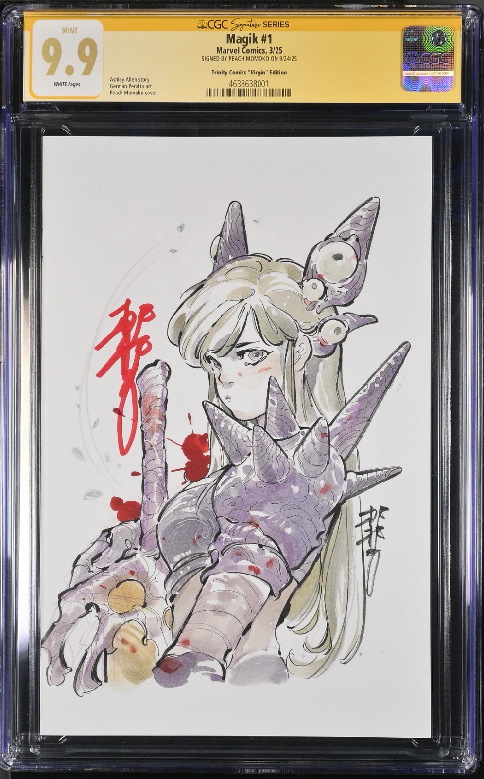 Magik #1 CGC SS 9.9 signed Peach Momoko Virgin Magik #1 CGC SS 9.9 signed Peach Momoko Virgin