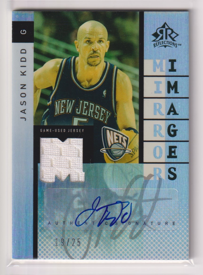 NBA JASON KIDD STEVE NASH DUAL AUTO 2006 07 UPPER DECK REFLECTIONS MIRROR IMAGES NBA JASON KIDD STEVE NASH DUAL AUTO 2006 07 UPPER DECK REFLECTIONS MIRROR IMAGES