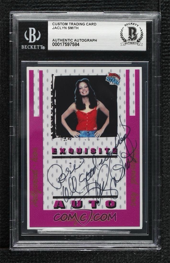 Jaclyn Smith Charlie’s Angels Exquisite Custom Signed Auto 1/1 BAS Jaclyn Smith Charlie’s Angels Exquisite Custom Signed Auto 1/1 BAS