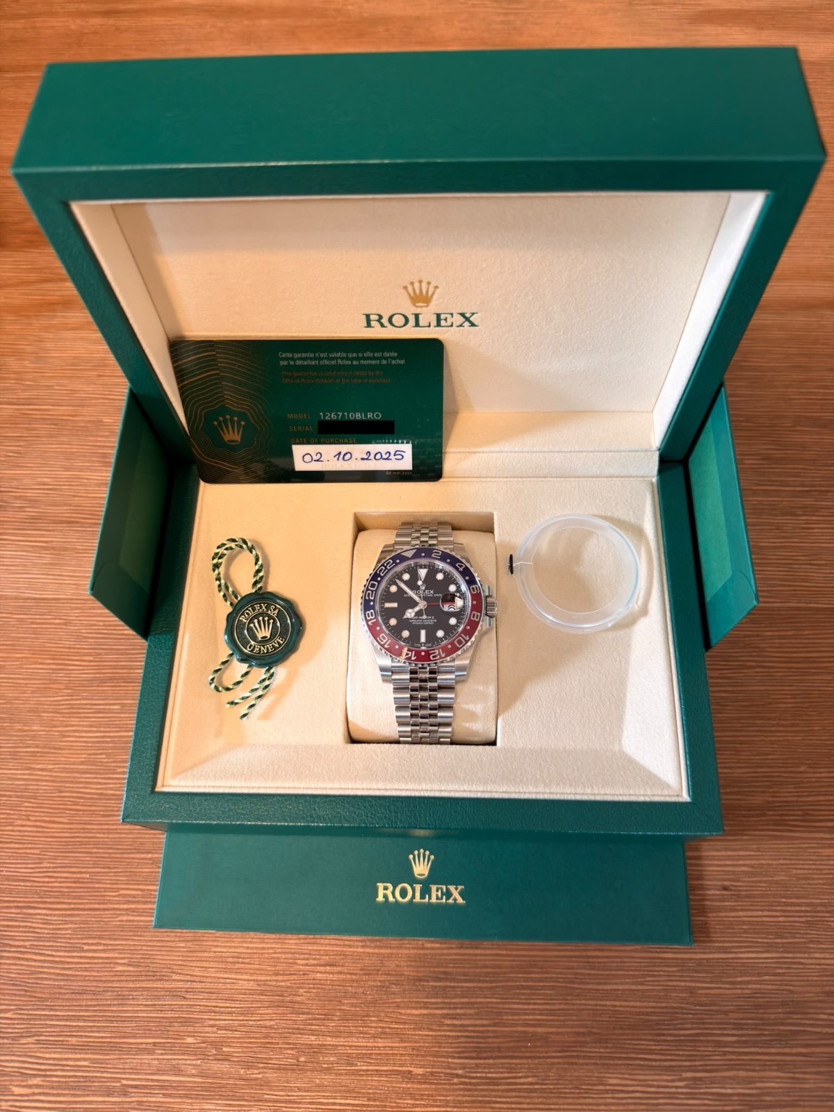 2025 Rolex GMT Master II Pepsi 126710BLRO 40mm Black Dial Jubilee Oystersteel 2025 Rolex GMT Master II Pepsi 126710BLRO 40mm Black Dial Jubilee Oystersteel