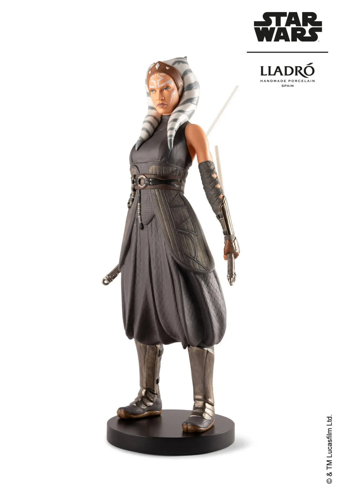 Lladro Ahsoka Tano Star Wars Sculpture Limited 1000 01009420 New Box Lladro Ahsoka Tano Star Wars Sculpture Limited 1000 01009420 New Box