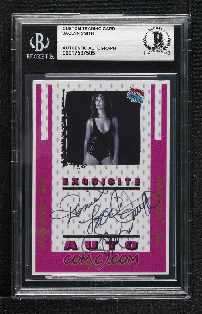 Jaclyn Smith Charlie’s Angels Exquisite Custom Signed Auto 1/1 BAS Jaclyn Smith Charlie’s Angels Exquisite Custom Signed Auto 1/1 BAS