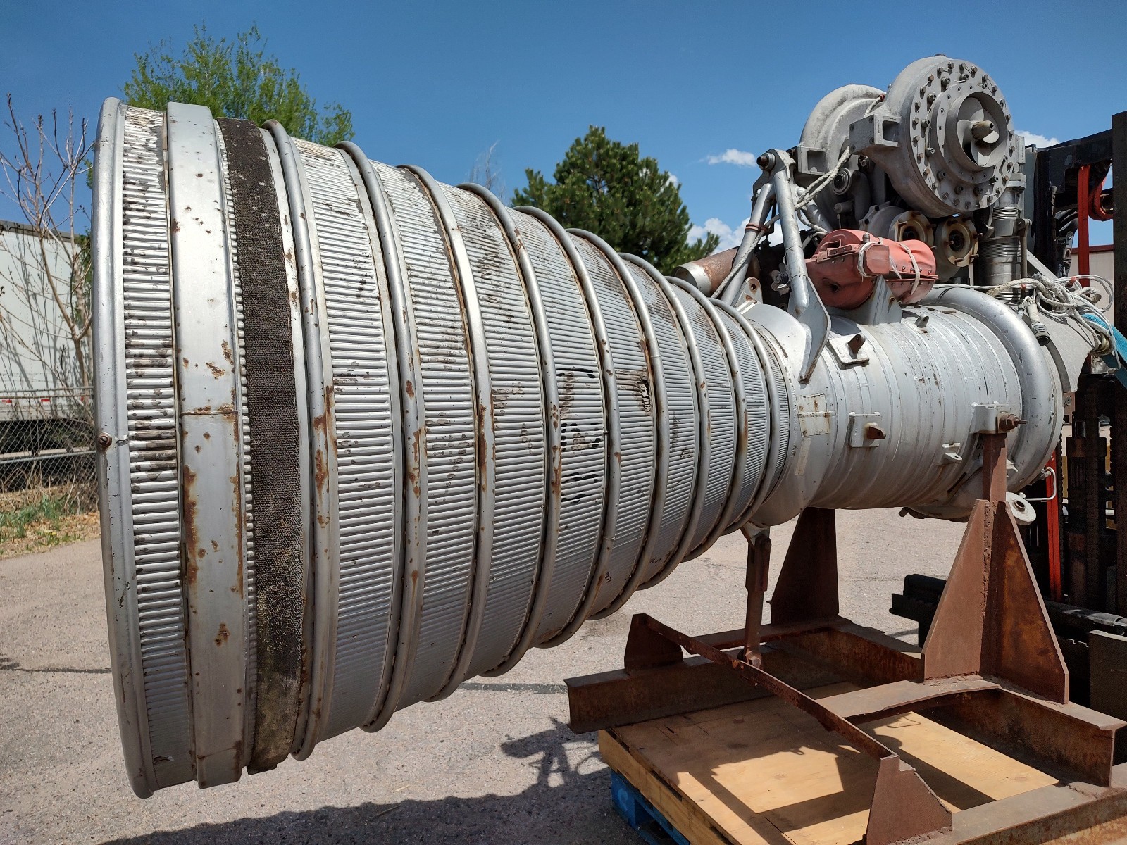 FOR MUSEUM  Apollo Program/Skylab NASA Rocketdyne H-1A Rocket Engine  Saturn 1B