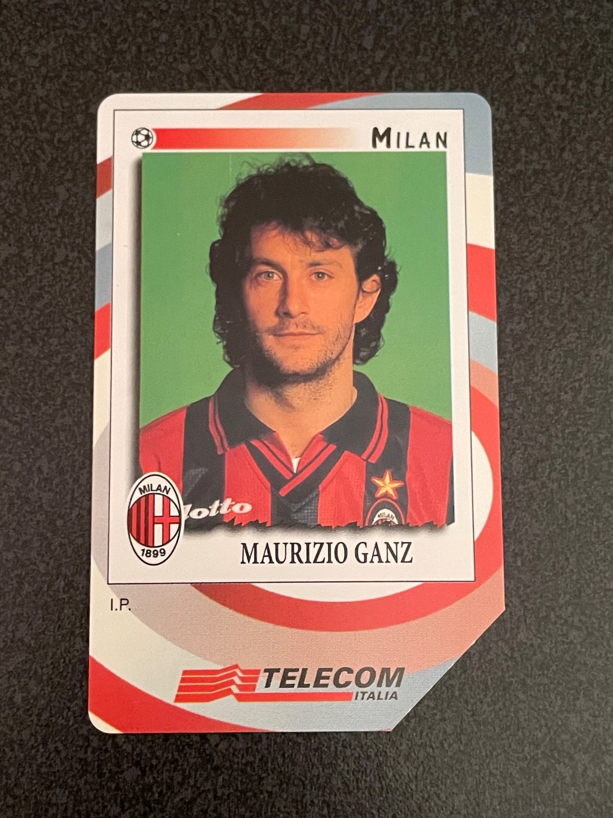 Maurizio Ganz The Unobtainable Panini Phone Card 1997 1998 Milan Card