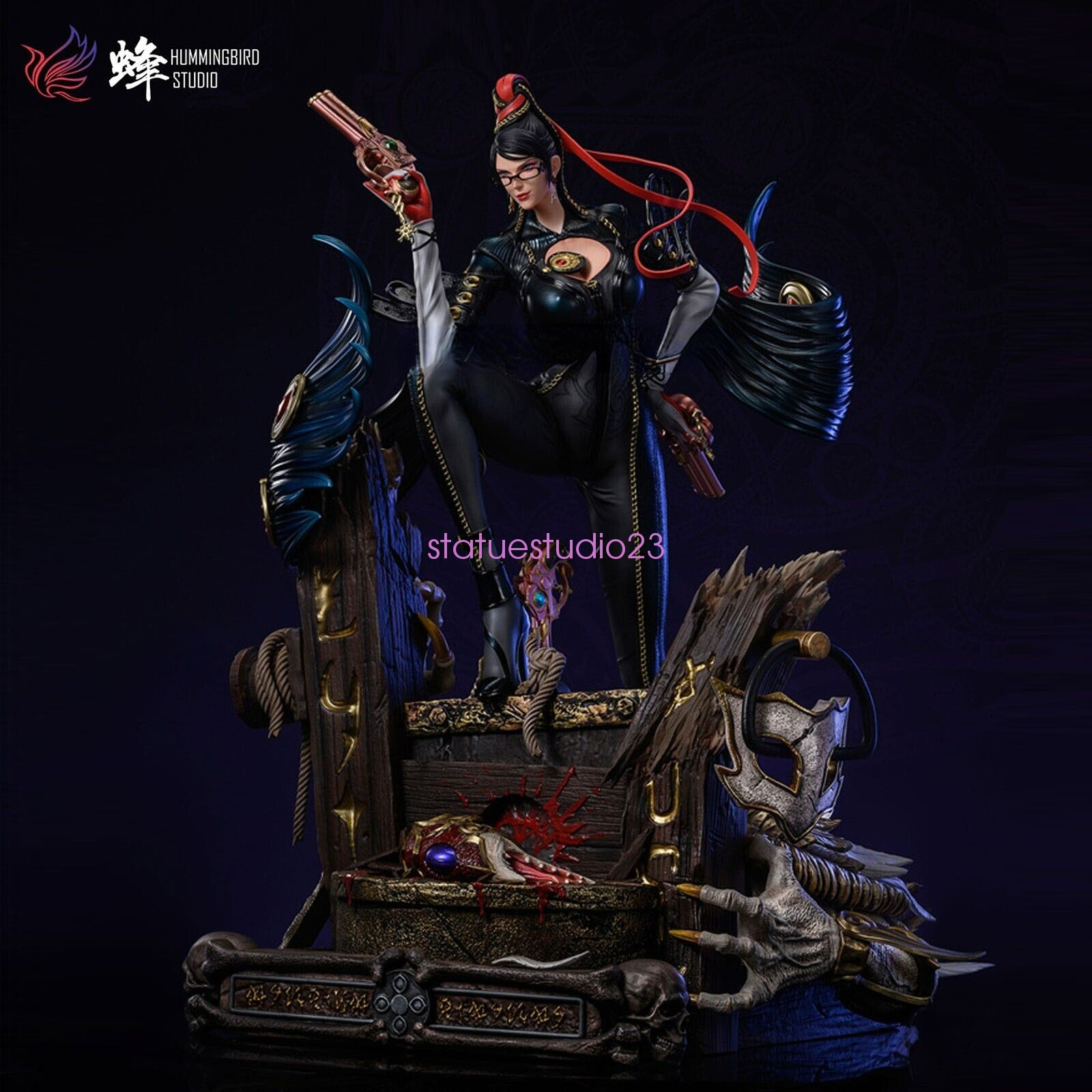Hummingbird Studio Bayonetta Cereza Resin Statue Cast off 20