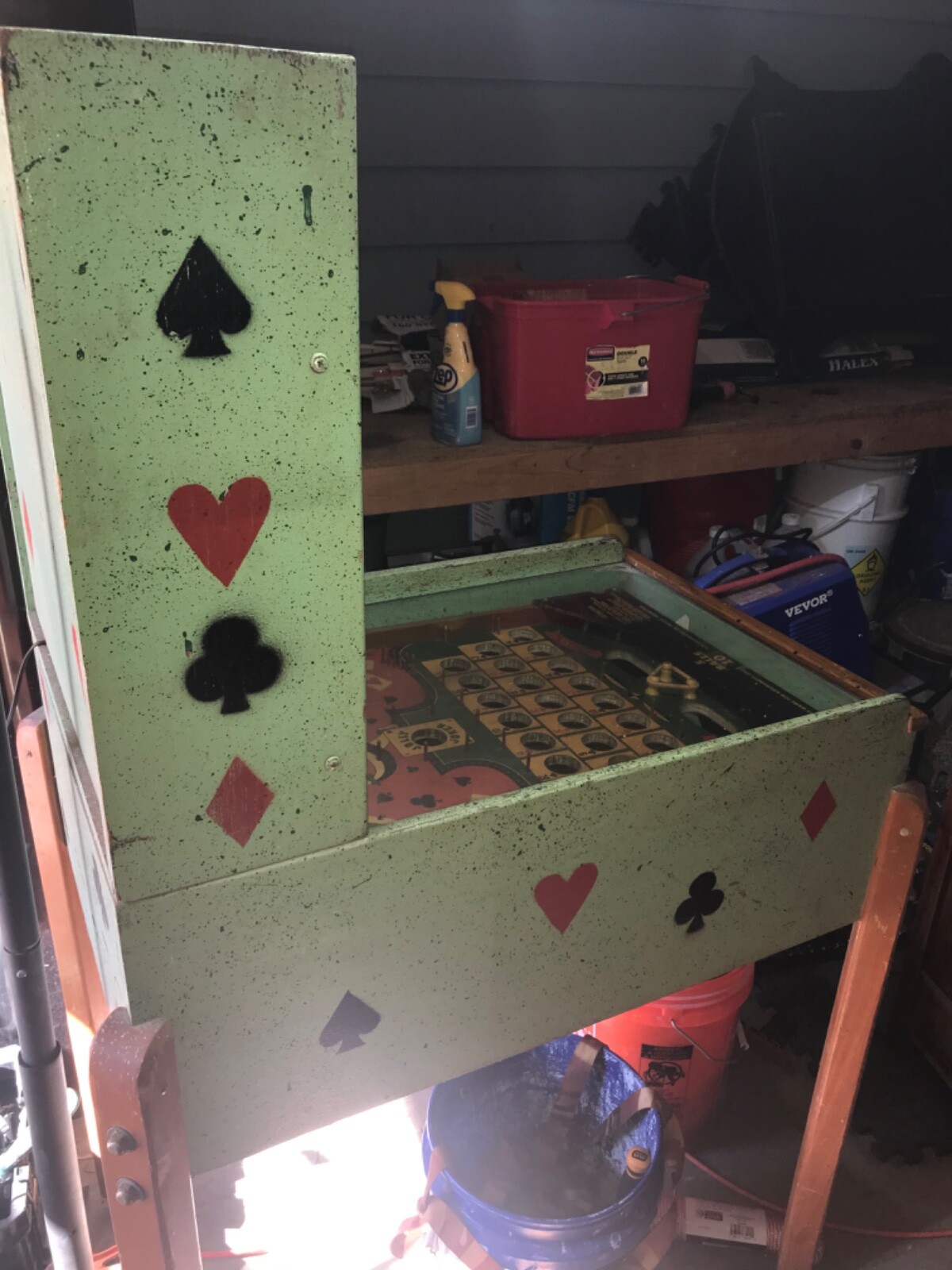 1950s williams jolly joker poker machine