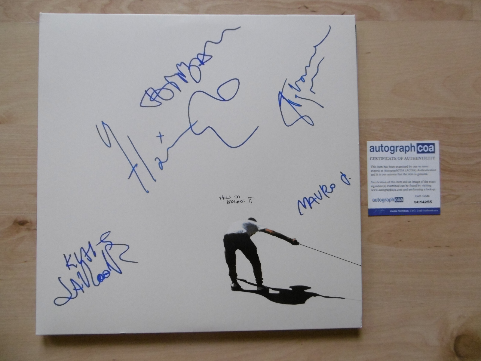 dEUS Band Original Autograph Signed LP Cover 