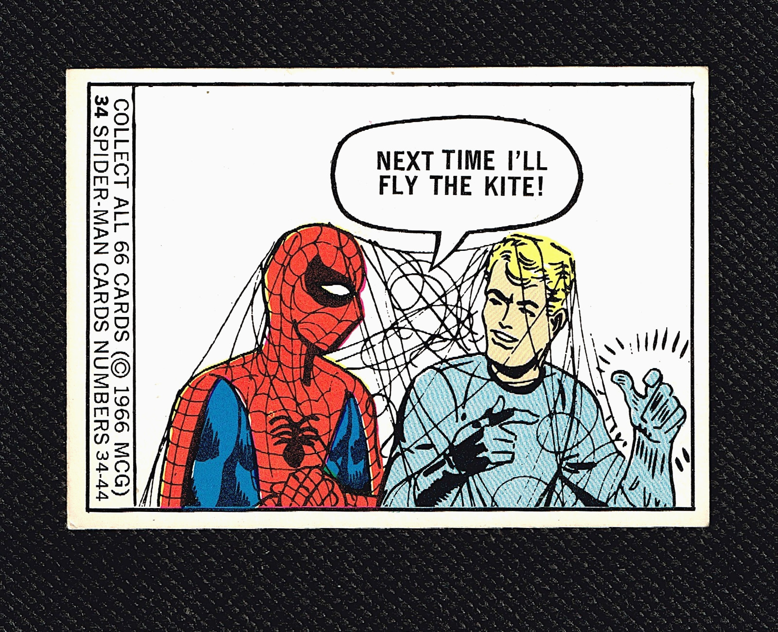 RC ROOKIE 1966 Donruss Marvel Super Heroes Spider-Man #34 Super Nice 