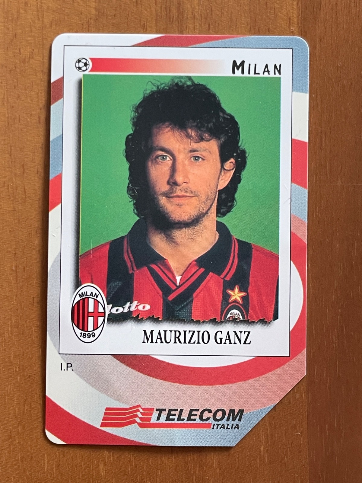 1997 1998 Milan Carta Telephone Card Maurizio Ganz Panini 