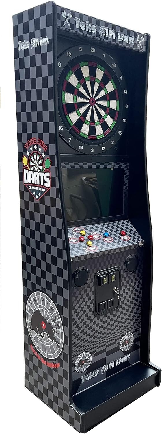 Take Aim Electronic Coin Operated Dart Board for commercial & home-Free shipping Take Aim Electronic Coin Operated Dart Board for commercial & home-Free shipping