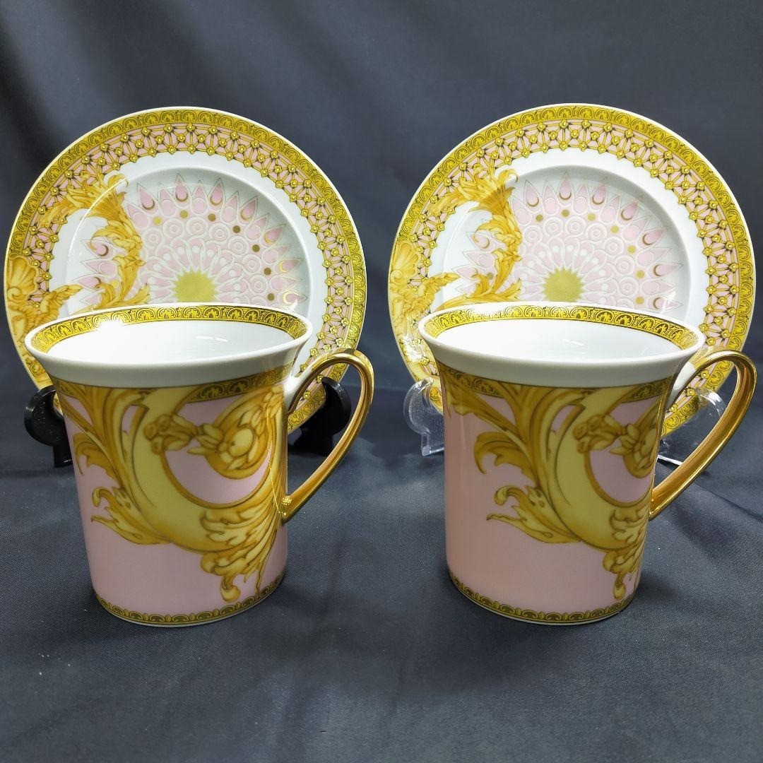 Versace Rosenthal Byzantine Mug 2 Set, Plate 18cm 2 Set Versace Rosenthal Byzantine Mug 2 Set, Plate 18cm 2 Set