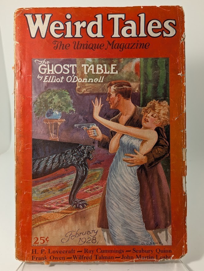 WEIRD TALES February 1928 - Rare Pulp magazine, 1st app Cthulhu H.P. Lovecraft WEIRD TALES February 1928 - Rare Pulp magazine, 1st app Cthulhu H.P. Lovecraft