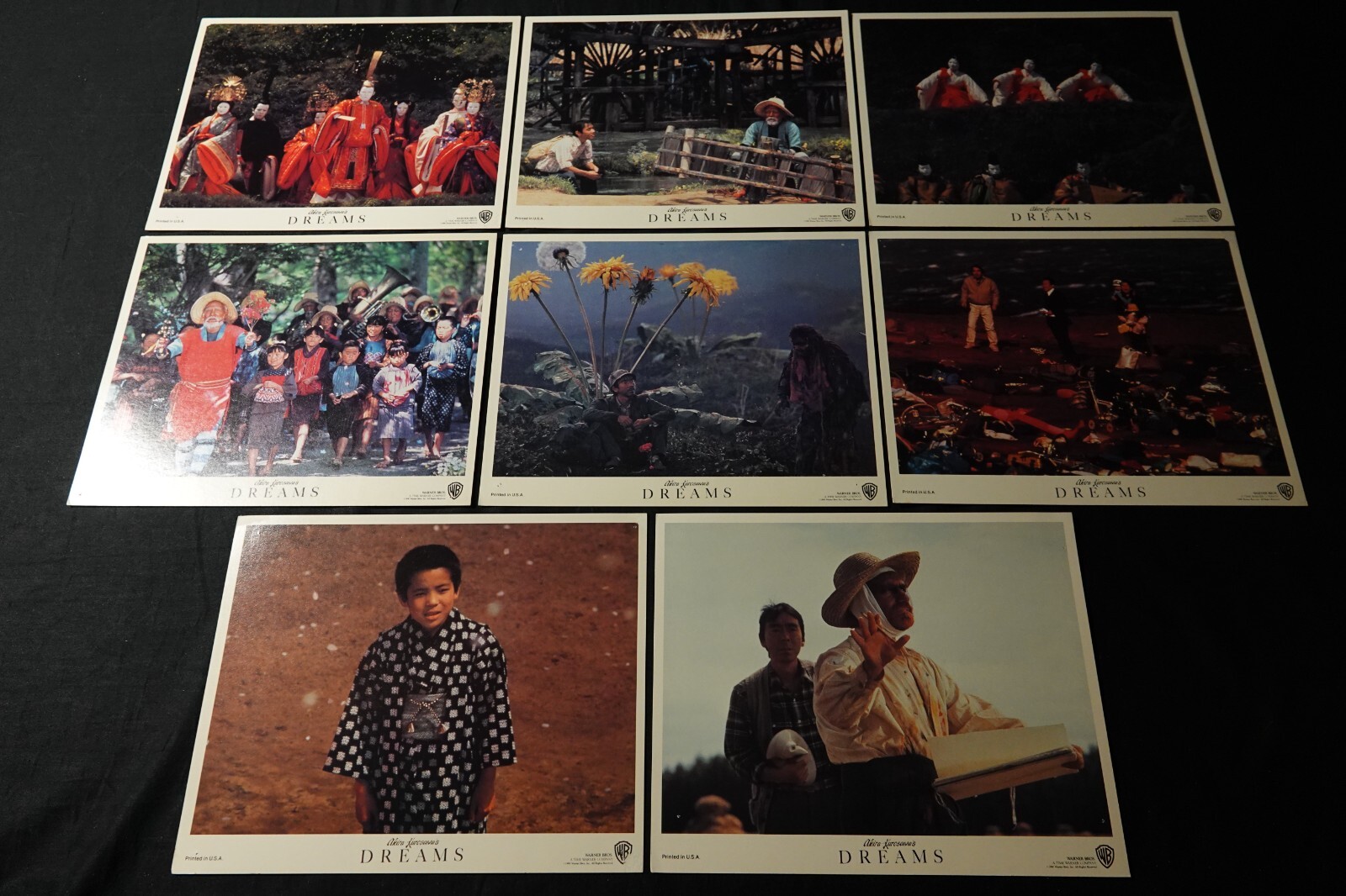 REVES dreams Yume Akira Kurosawa lobby cards japan REVES dreams Yume Akira Kurosawa lobby cards japan