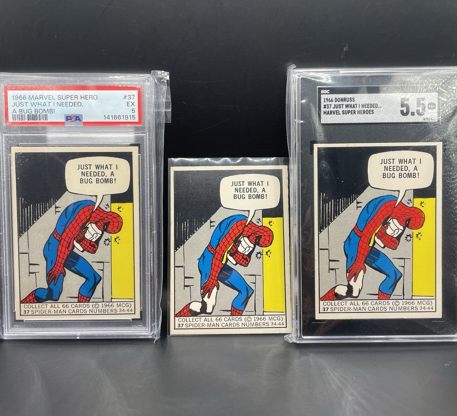 Spider Man 1966 Marvel Super Heroes #37 Rookie Cards 3 DIFFERENT ERROR CARDS 🔥 Spider Man 1966 Marvel Super Heroes #37 Rookie Cards 3 DIFFERENT ERROR CARDS 🔥