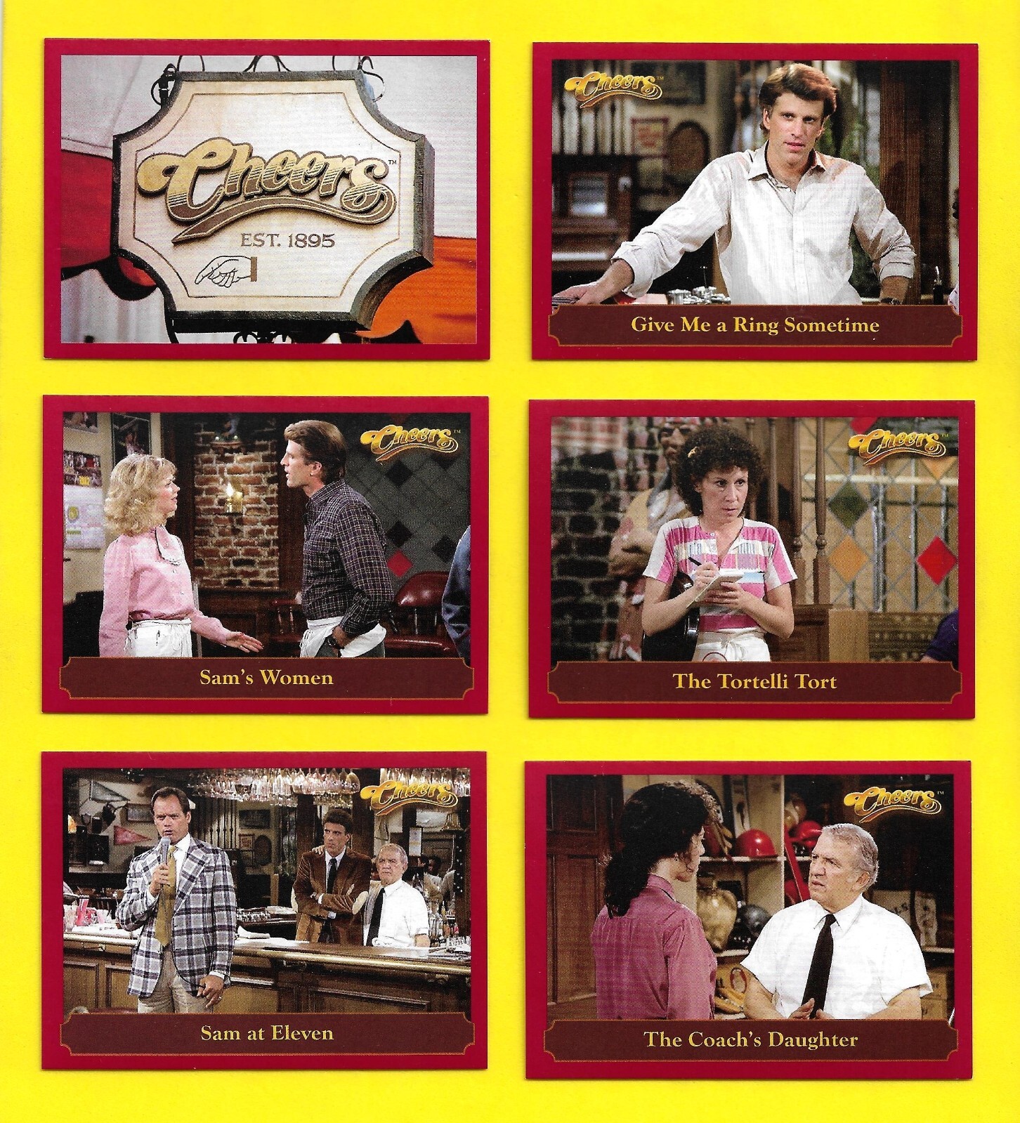 Cheers Premiere Edition Complete RED Bordered Case Topper Set #s 1-99 #XX /13 Cheers Premiere Edition Complete RED Bordered Case Topper Set #s 1-99 #XX /13