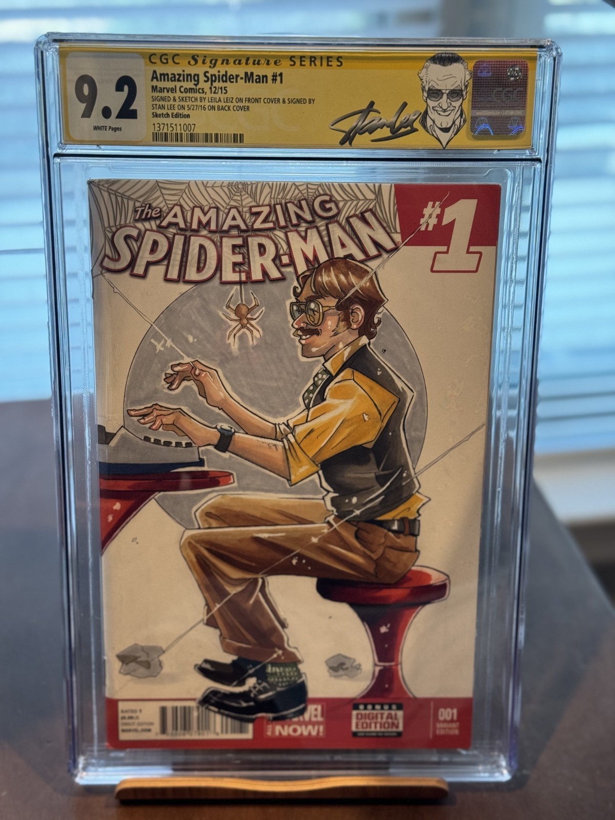 Amazing Spider-Man #1 CGC Stan Lee SIGNED YOUNG STAN TYPEWRITER HOMAGE MARVEL Amazing Spider-Man #1 CGC Stan Lee SIGNED YOUNG STAN TYPEWRITER HOMAGE MARVEL