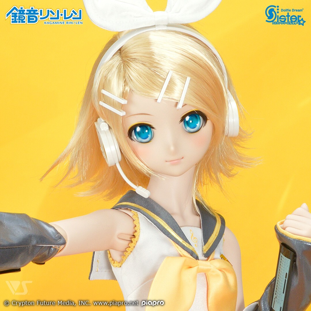 Rare DDS Kagamine Rin Reboot Volks Dollfie Dream Sister 21.4-in Doll Figure Rare DDS Kagamine Rin Reboot Volks Dollfie Dream Sister 21.4-in Doll Figure