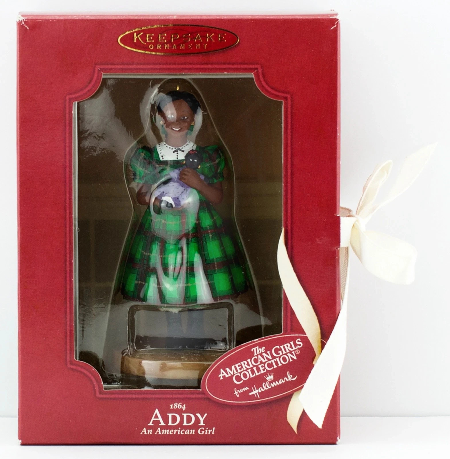 The American Girls Collection Hallmark Ornament Walker Girl 1864 Addy NEW The American Girls Collection Hallmark Ornament Walker Girl 1864 Addy NEW