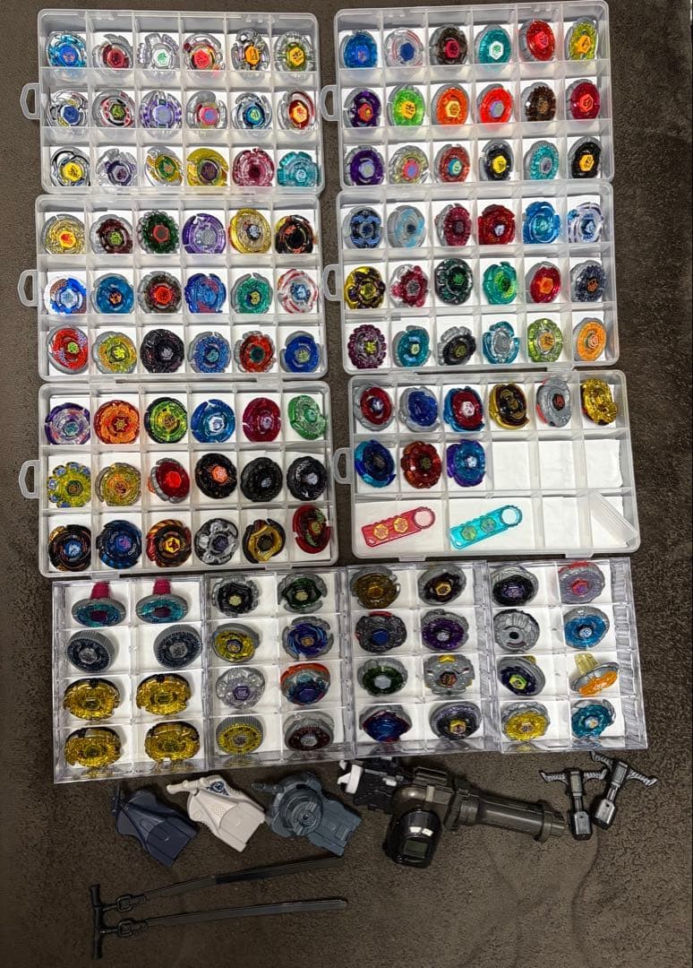 Metal Fight Beyblade Initial 4D Series 131Pcs Bulk Summary Takara Tomy JPN Limit Metal Fight Beyblade Initial 4D Series 131Pcs Bulk Summary Takara Tomy JPN Limit