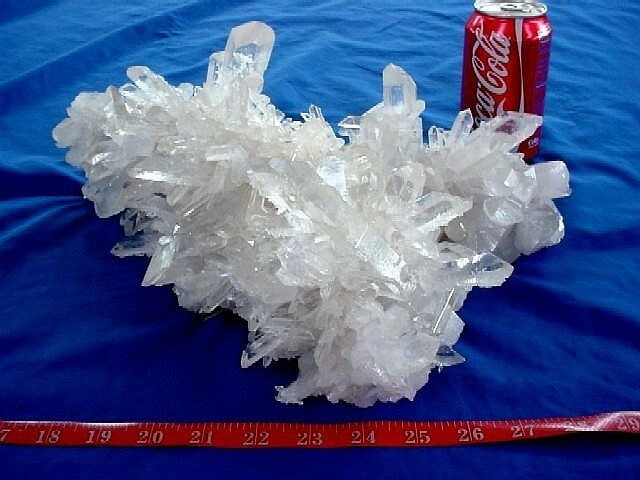 Arkansas Quartz Crystal Cluster Burr - Square Back - Beauitful, Collector Piece Arkansas Quartz Crystal Cluster Burr - Square Back - Beauitful, Collector Piece