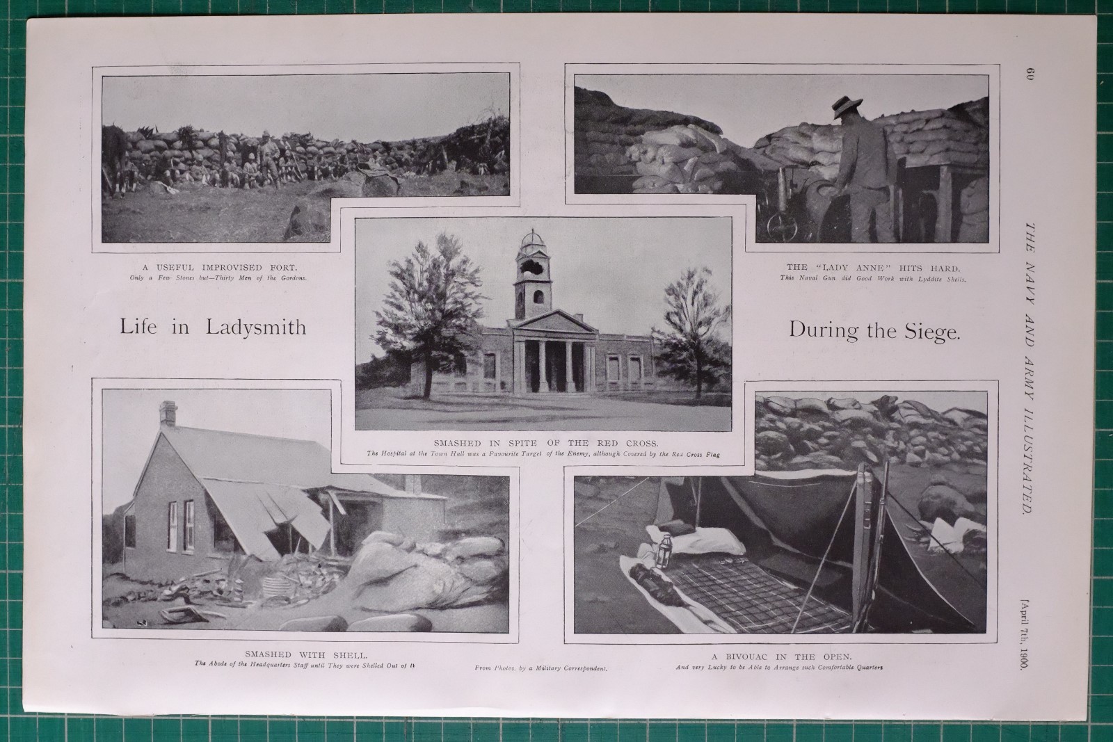 1900 BOER WAR ERA LADYSMITH SIEGE GORDON HIGHLANDERS NVAL GUN LYDDITE SHELLS