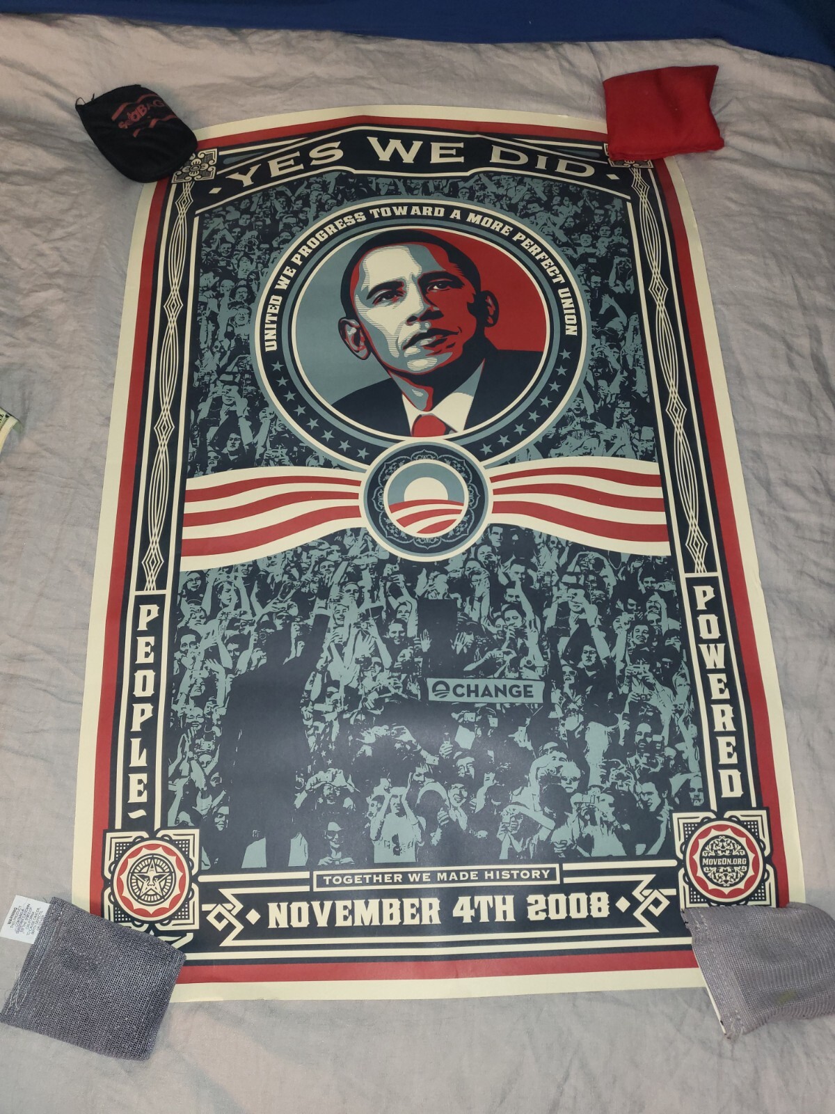 Fairey Obama Yes We Did Limited Edition Poster Fairey Obama Yes We Did Limited Edition Poster