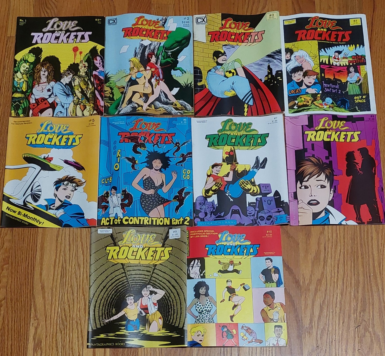 Love & Rockets Vol. 1 #1-50 1st Series + Love & Rockets Bonanza (Beto cover) Love & Rockets Vol. 1 #1-50 1st Series + Love & Rockets Bonanza (Beto cover)