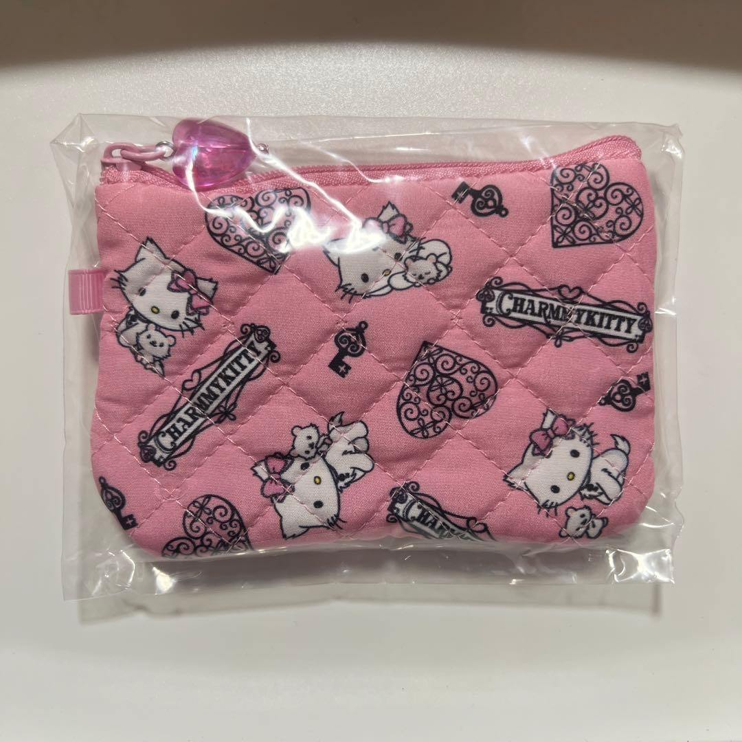 Sanrio Charmmy Kitty Everybody's Quilt Series Secret Mini Flat Pouch Sanrio Charmmy Kitty Everybody's Quilt Series Secret Mini Flat Pouch
