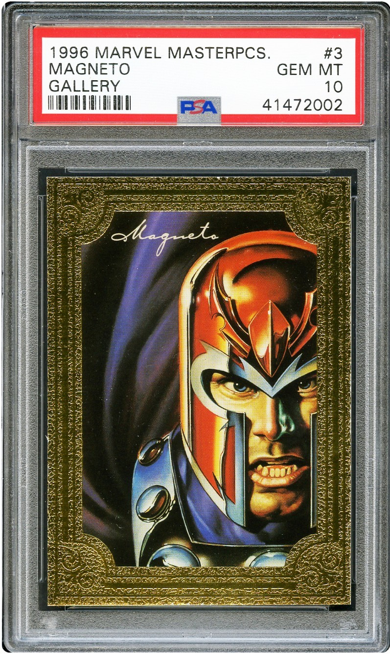 PSA 10 1996 Marvel Masterpieces + Chase Cards